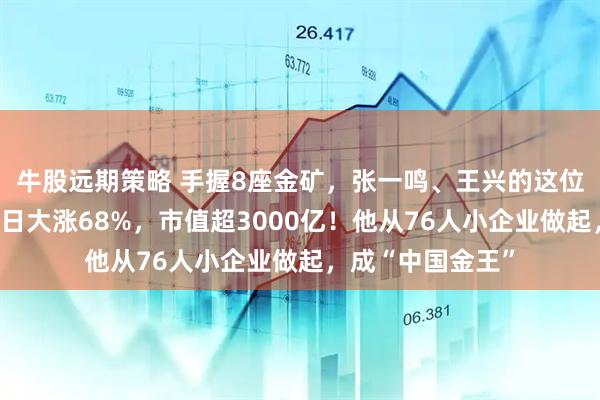 牛股远期策略 手握8座金矿，张一鸣、王兴的这位老乡又敲钟！首日大涨68%，市值超3000亿！他从76人小企业做起，成“中国金王”